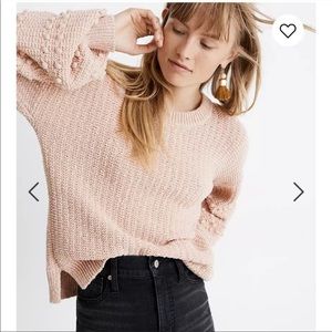 Madewell bubble sleeve sweater